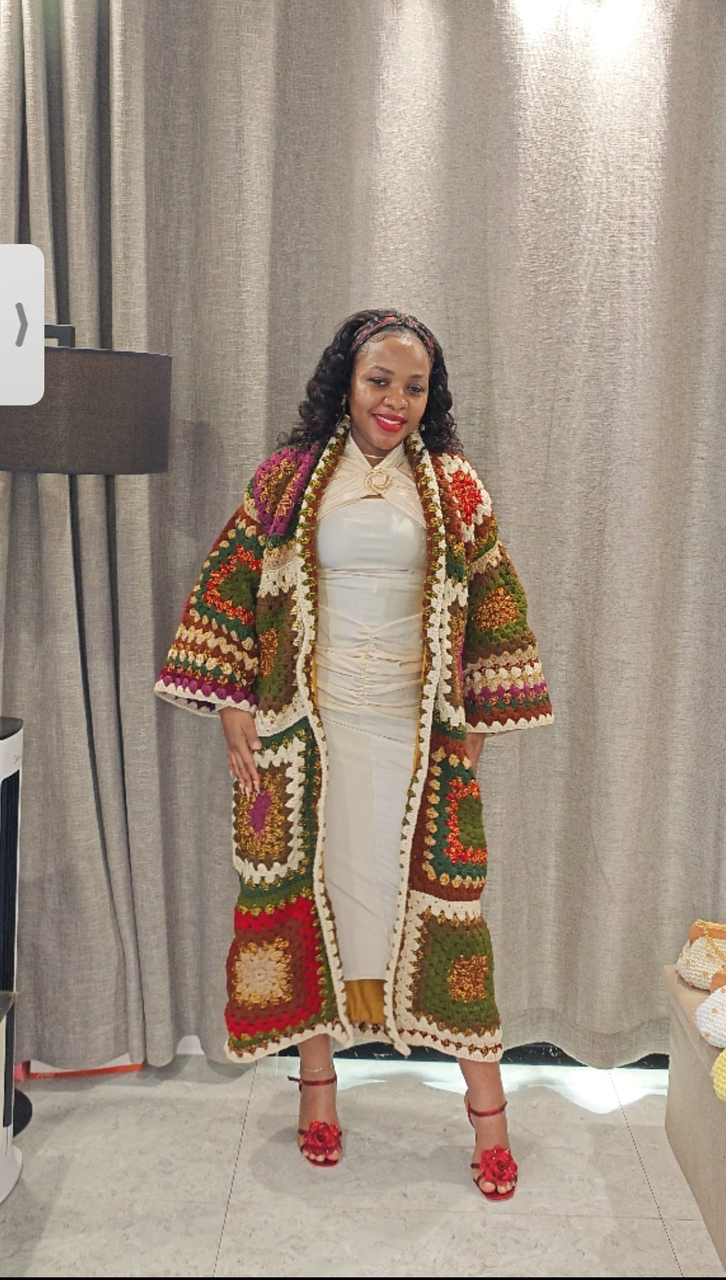 Goitseone Granny Square Coat