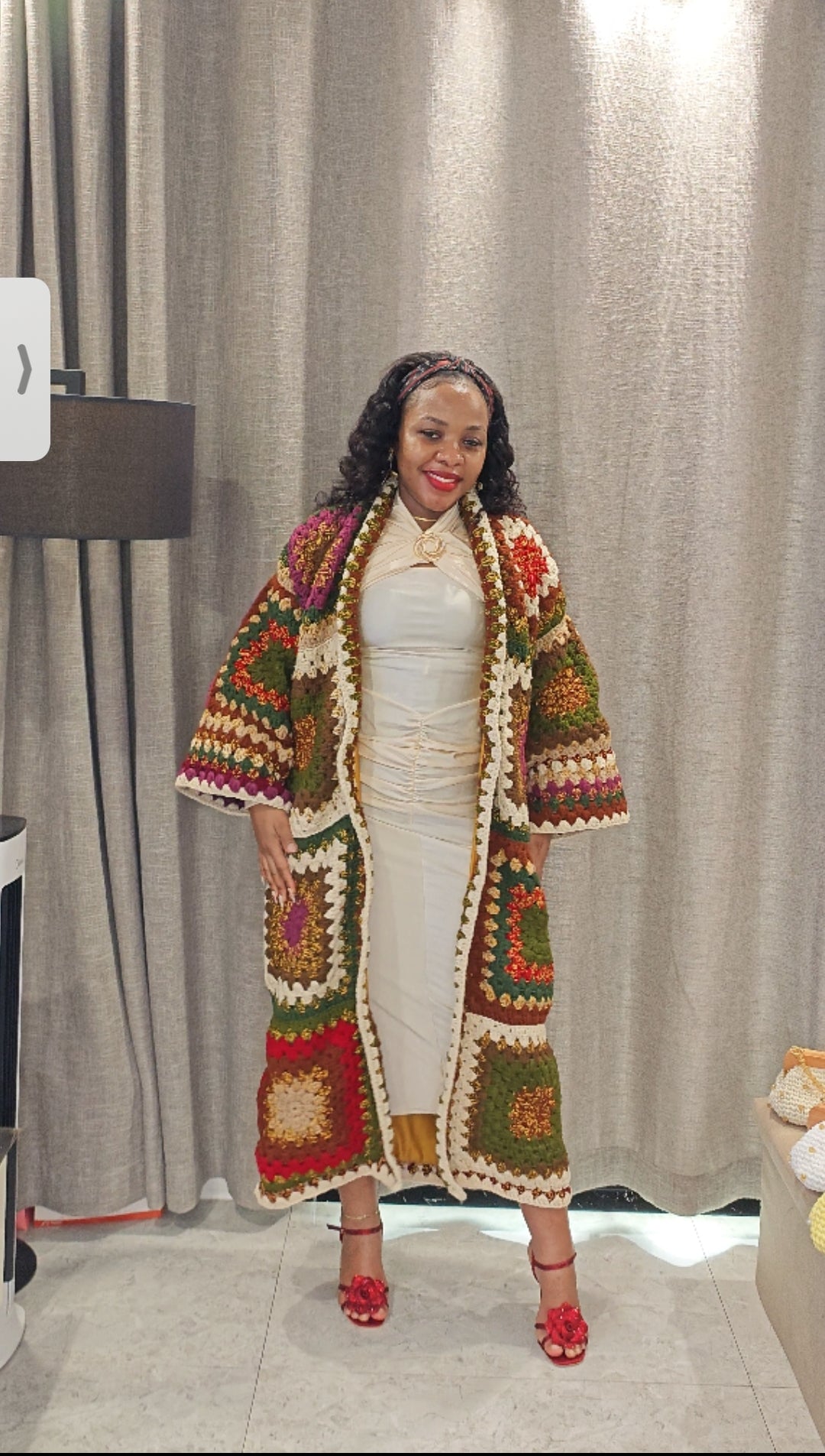 Goitseone Granny Square Coat