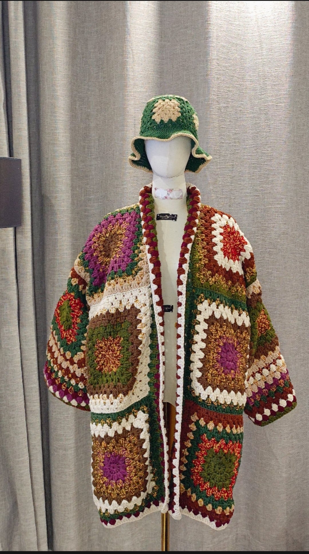 Goitseone Granny Square Coat